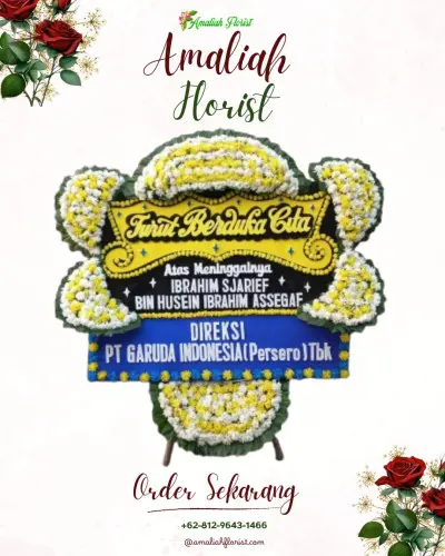 Papan Bunga Duka di Banjar Sugihan